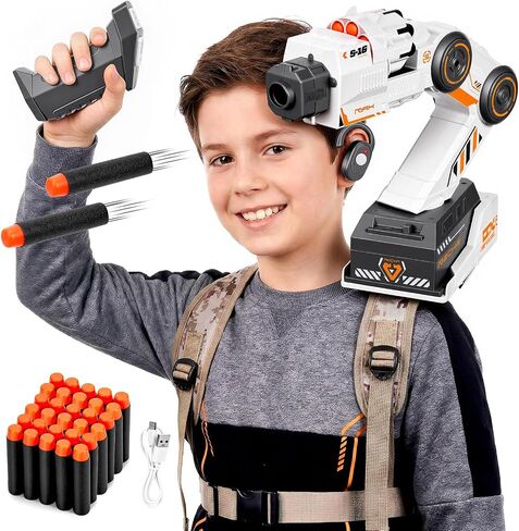Smart Tracking Mechanical Arm Blaster, Remote Control, 30 Foam Darts in Kuwait
