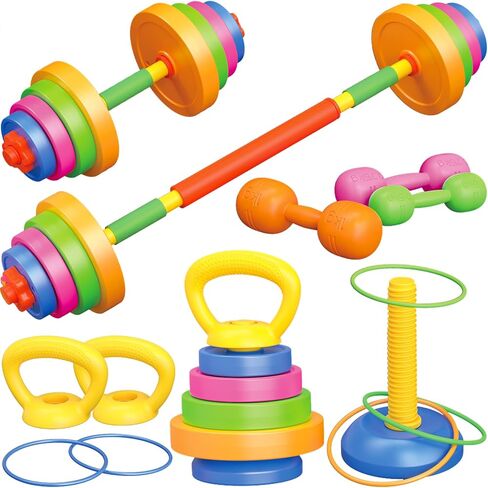 6-in-1 Kids Weight Set, Kid exercise equipment, Kids Workout Equipment Toys in Kuwait
