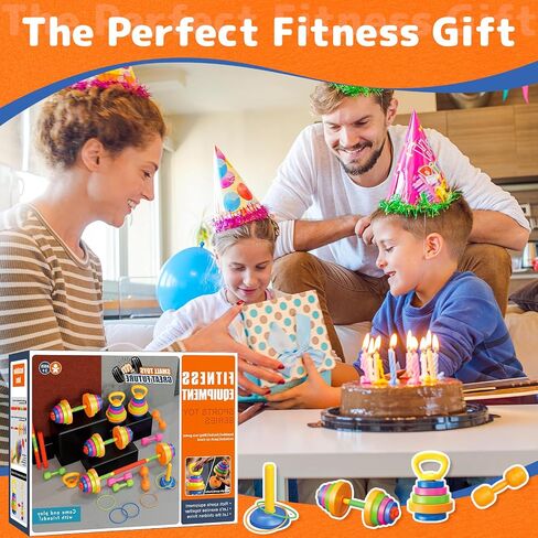 6-in-1 Kids Weight Set, Kid exercise equipment, Kids Workout Equipment Toys in Kuwait