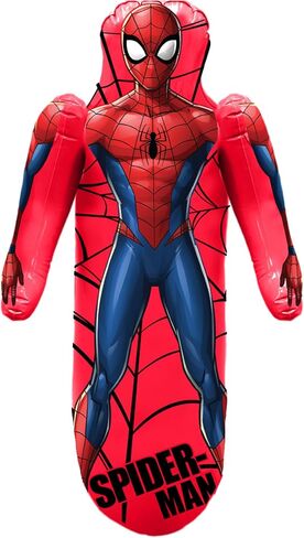 Hedstrom Marvel Spider-Man Shaped Bop Bag - Inflatable Punching Bag, Inflates to 42 Inches in Kuwait