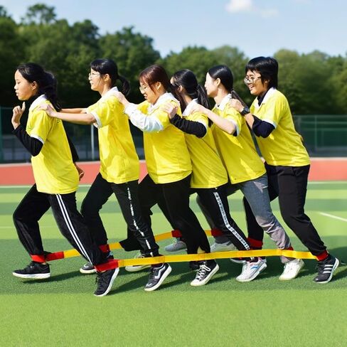 5-Person & 6-Person Cooperative Band Walker Race Band Set for Team Walking in Kuwait