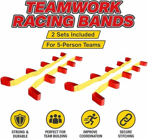 5-Person & 6-Person Cooperative Band Walker Race Band Set for Team Walking in Kuwait