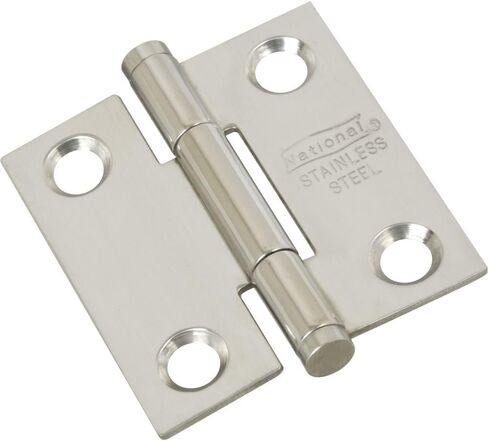 National Hardware N276-956 V514 Door Hinges in Stainless Steel, 2 pack,1-1/2" in Saudi Arabia