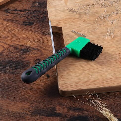 Deluxe Grip Horse Hoof Pick with Brush, Stainless Steel in Kuwait