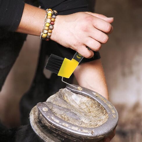 SECFOU Rubber Handle Horse Hoof Pick Brush for Hooves in Saudi Arabia