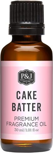 P&J Trading - Cake Batter Scented Oil 30ml - Fragrance Oil for Candle Making, Soap Making, Diffuser Oil in Kuwait
