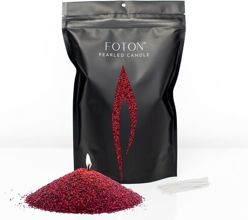 Foton Pearled Candle Sand 16Oz Refill Bag, Maroon Unscented in Kuwait