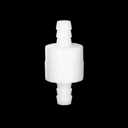 Feelers 5/16" (8MM) One Way Inline Check Valve Non-Return One-Way Air Water Gas Check Valve Ozone Resistance PVDF, Pack of 2 in Kuwait