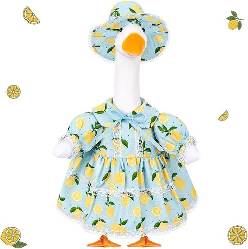 FuWeave Season Porch Goose Outfit for Lawn Fall Halloween Decor in Kuwait