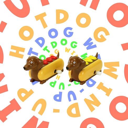 YOBRO Hot Dog Wind-up Dachshund Toys, Set of 2 in Saudi Arabia