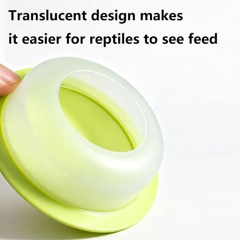 4Pcs Escape Proof Reptile Feeding Dish(2.72in), Leopard Gecko Food Dish, Reptile Bowls, Leopard Gecko Feeding Dish, Lizard Bowl in Kuwait