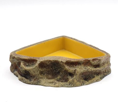 Reptile Feeder Resin Bowl Amphibian Reptile Bowl for Lizard Gecko Bearded Dragon Turtle in Saudi Arabia