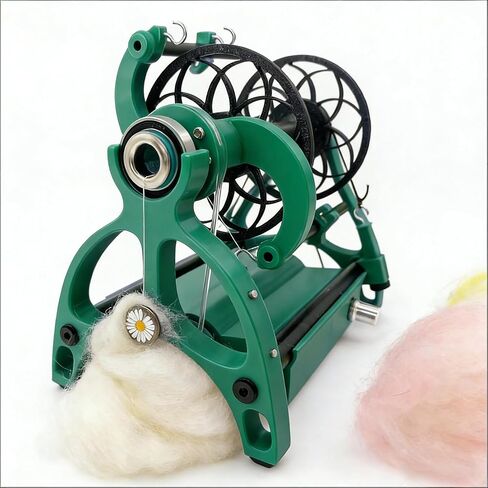 Electric Yarn Winding Machine - 800 RPM, 3 Spools, Stepless Speed Control, Forward/Reverse Rotation for Weaving & Roving Blending - Ideal for DIY & Craft Projects in Saudi Arabia