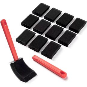 Mister Rui 1.5 Inch Replaceable Foam Paint Brush Set in Kuwait