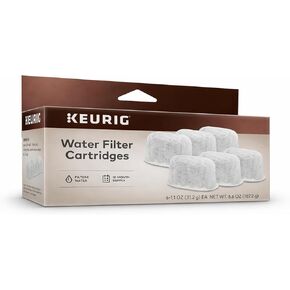 Keurig Water Filter Refill Cartridges, Replacement Water Filter Cartridges, Compatible with 2.0 K-Cup Pod Coffee Makers, 6 Count (Packaging May Vary) in Saudi Arabia