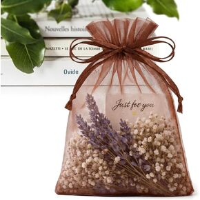 ANZNKU 50 Pack Organza Bags 4 x 6 inch White Small Gift Bag with Drawstring for Candy Jewelry Goodie Sachet Soap, Mesh Pouch Bulk for Wedding Party Favors Birthday Baby Bridal Shower & Graduation in Kuwait