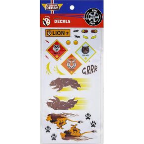 BSA Pinewood Derby Car Peel N' Stick Decal - Cub Scout Rank Animals Boy Scouts of America in Kuwait