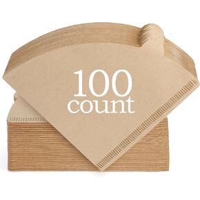 Niveaya 200 Count Coffee Filters - Size 02, Coffee Filters, Natural Paper Coffee Filter, Coffee Filter 2 Cone Paper. (2-4 Cup) in Kuwait