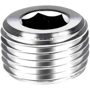 Joywayus Stainless Steel Internal Hex Countersunk Thread Socket Pipe Plug 2"NPT Male in Saudi Arabia