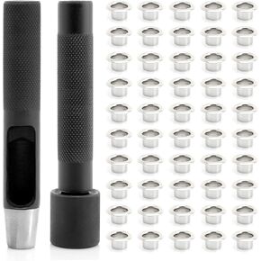 CRAFTMEMORE 4mm Grommet Tool Kit Eyelet Setting Tool Grommet Setter Hole Punch Cutter & Pack of 100 Grommets (0.16" (4mm) Inside Diameter) in Saudi Arabia