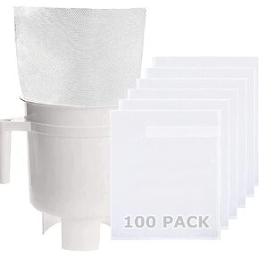 Cold Brew Coffee Filter Bags - 100 Pack Home Cold Brew System Filter Bags Compatible for Toddy Cold Brew Coffee Maker 11.25''x 13'' Natural Durable Home Model Disposable Coffee Brewing Bags in Saudi Arabia