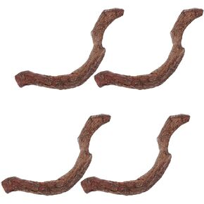 4pcs Natural Wood Branches for Reptile Terrarium and Tank Habitat in Kuwait