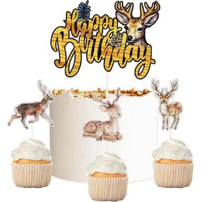 Dance King Happy Birthday Cake Topper, 4pcs Jazz Dancers Cake Decor in Saudi Arabia