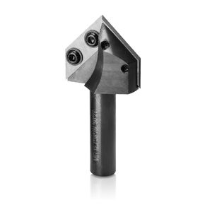Genmitsu 1/2" Shank Router Bit, 90 Degree V Groove Carbide Inserts, CNC Milling Machine Router Bits for Woodworking 2D/3D Signmaking, Lettering, Carving, VG02 in Saudi Arabia
