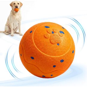 Interactive Dog Ball Toys - Automatic Moving, Bouncing Chew Toys, Wicked Balls with 3 Modes, E-TPU Vibrating Dog Ball for Small/Medium/Large Dogs, Birthday Gifts for Dogs(Blue) in Saudi Arabia