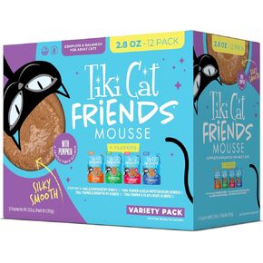 Tiki Cat Friends Wet Cat Food, Tuna Variety Pack, 2.8oz Pouch, 12ct in Saudi Arabia