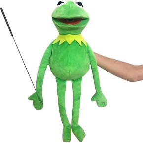 Kermit Frog Puppet, The Muppet Show, Soft Hand Frog Stuffed Plush Toy with Puppets Control Rod,Christmas Birthday Gift Ideas for Boys and Girls- 24 Inches in Kuwait