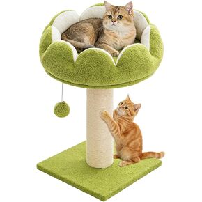 Flower Cat Scratching Post for Indoor Cats Scratcher with Bed in Kuwait