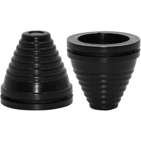 حلقة معدنية على شكل برج من Flyshop مقاس 60 مم 2-3/8 بوصة، معرف 50 مم 2 بوصة، قابس ثقب حلقات مطاطية صناعية لحماية الأسلاك، قابس مطاطي لجدار الحماية، 4 عبوات in Kuwait