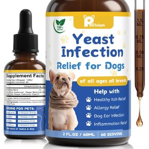 Yeast Infection Treatment for Dog, Natural Itch Relief for Ear & Paw Yeast in Kuwait