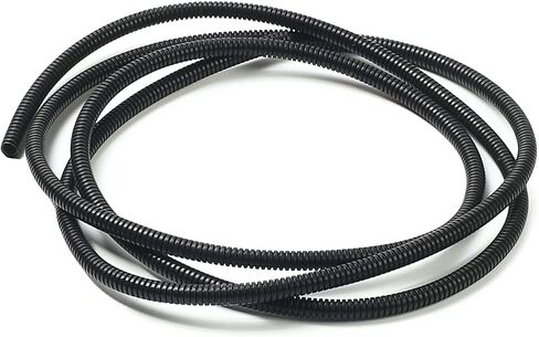 Othmro 1Pcs 0.26inch ID 6.56FT Electrical Conduit, Non-Split Wire Loom Tubing Corrugated Tube, Flexible Polyethylene Hose Cover for Home Outdoor Automotive Marine Wire Harness Wrap Cover Sleeve Black in Saudi Arabia