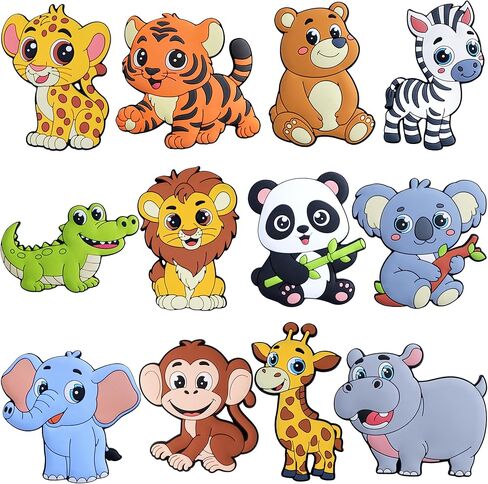 12PCS Fridge Magnets for Toddlers,Cute Farm Animals Refrigerator Magnets in Saudi Arabia