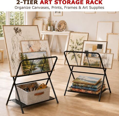 Folding Art Storage Rack, Portable Canvas Storage Rack in Saudi Arabia