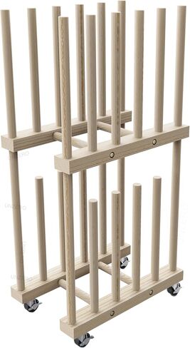 Art Storage Rack - Canvas & Paper Storage Stand with Handle & Caster Wheels for Art Studios & Gallery in Saudi Arabia