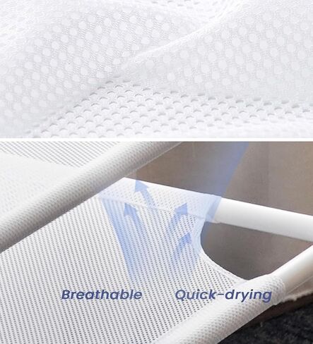 4-Layer Stackable Laundry Drying Rack, Mesh Clothes Drying Rack, Great for Sweaters, Wool, Herbs & More in Kuwait