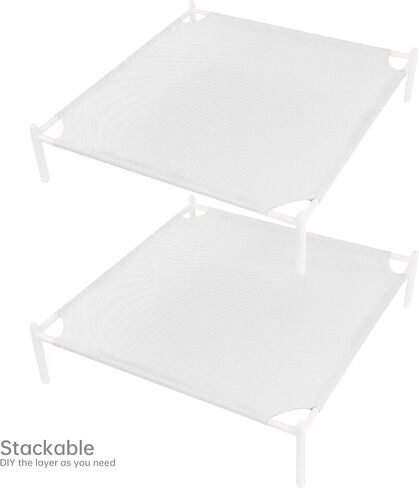 4-Layer Stackable Laundry Drying Rack, Mesh Clothes Drying Rack, Great for Sweaters, Wool, Herbs & More in Kuwait