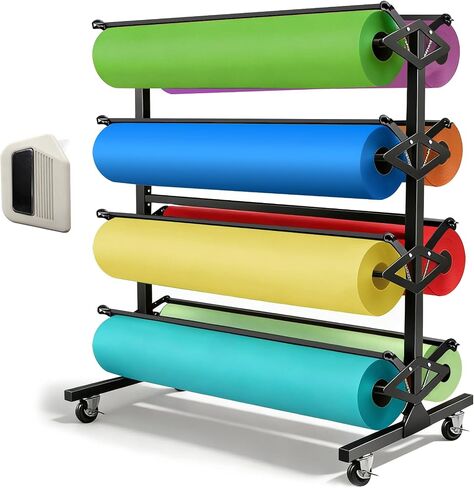Large Paper Roll Dispenser, Dispenser Rack and Cutter, for 36" Craft in Kuwait