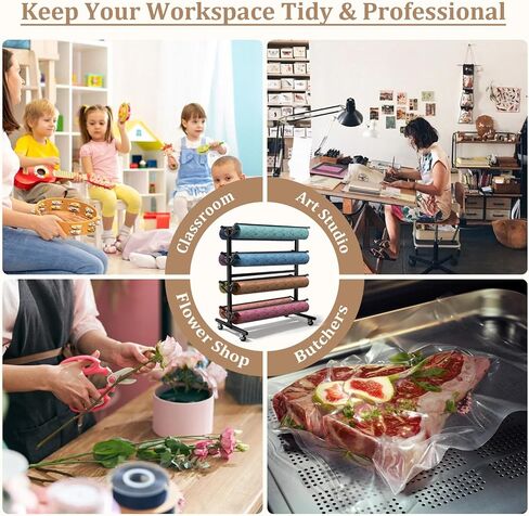 Large Paper Roll Dispenser, Dispenser Rack and Cutter, for 36" Craft in Kuwait