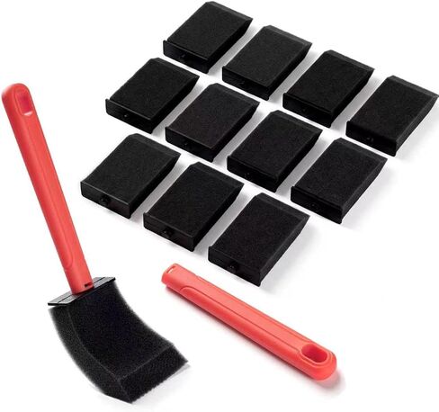 Mister Rui 1.5 Inch Replaceable Foam Paint Brush Set in Kuwait
