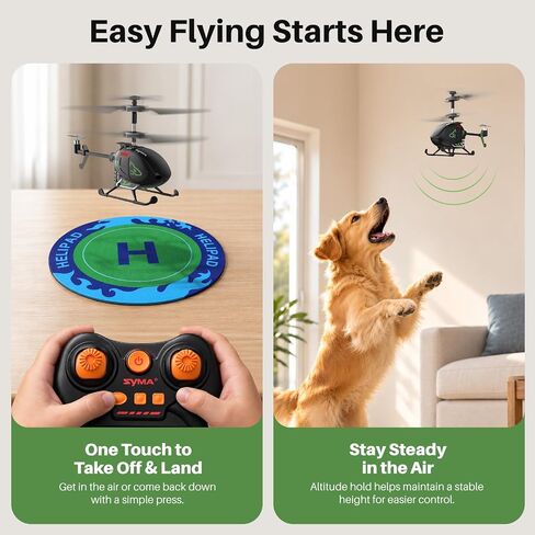 SYMA Mini RC Helicopter with Altitude Hold for Easy Indoor Flying in Kuwait