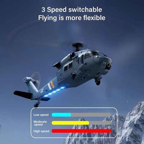 L2 RC Helicopter - Remote Control Helicopters for Adults with Camera,Drone, 8K Aerial Photography,1/33 Scale 2.4G 4CH Gyro Stabilized Aircraft with Hold & Optical Flow in Saudi Arabia