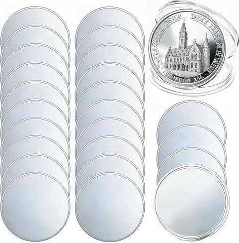 ALRALLI 24PCS Alloy Challenge Coin Blanks, 40mm x 2mm (Gold-Plated) in Kuwait