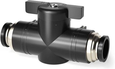 TAILONZ PNEUMATIC BVU-1/2 OD صمام كروي صمام التحكم في تدفق الهواء، دفع لتوصيل التركيب (عبوة من 3 قطع) in Kuwait