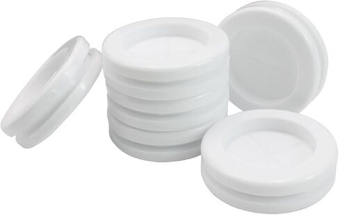 1-1/2"(38mm) Rubber Grommet- 1-3/16"(30mm) ID Rubber Hole Plugs, Rubber Grommets for Wiring, Firewall Grommets Automotive, Double-Sided Round Wire Protection, 6PCS(White) in Kuwait