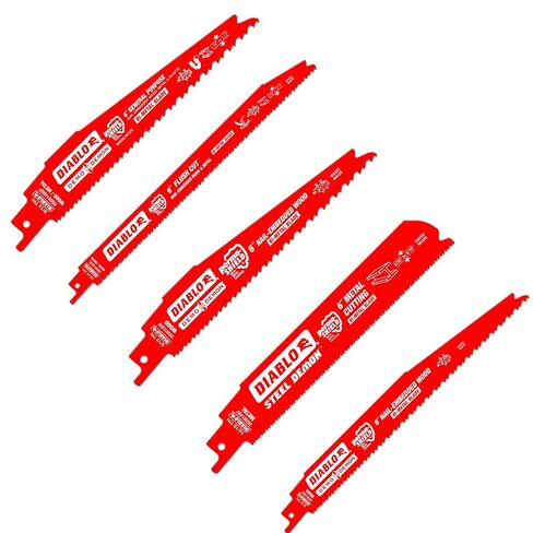 Freud DS0014S Nail-Embedded Wood & Metal Demolition Reciprocating Blade Set in Kuwait