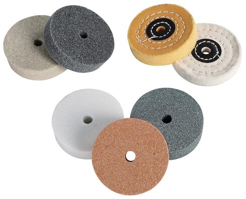 Grinding wheel, Buffing Wheels Kit 3 inches (7 Pieces). for Mini Small Polishing Machine, Electric Drill. Sharpening, Rust Removal, Polishing. for Home DIY in Kuwait